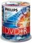 Philips DVD+R 4.7 GB 16x speed in cakebox 100 stuk